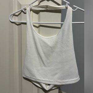 white halter top
